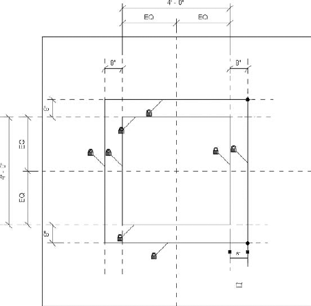 The wall lines are locked to the reference planes.