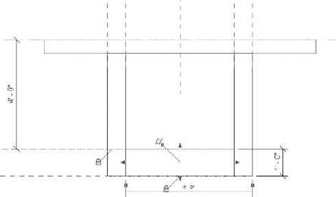 The pit slab lines are locked to the reference planes.