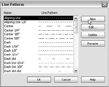 Exercise: Creating a New Line Pattern