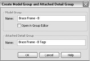 Exercise: Creating a Brace Frame Group