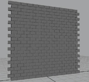 A full brick wall