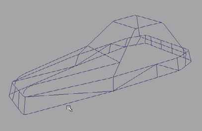 Frame support curves in place