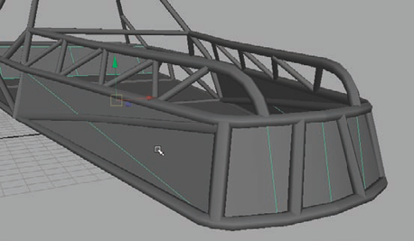 Adding a front grill mesh to the undercarriage