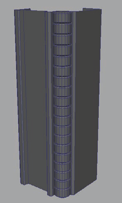 The small column within the larger column