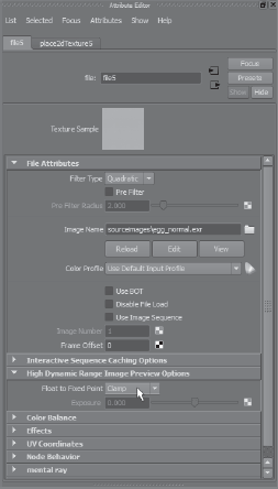 Set the Float to Fixed Point attribute to Clamp