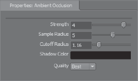 Ambient Occlusion settings