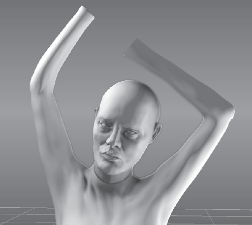 Sculpting the face with Ambient Occlusion turned on