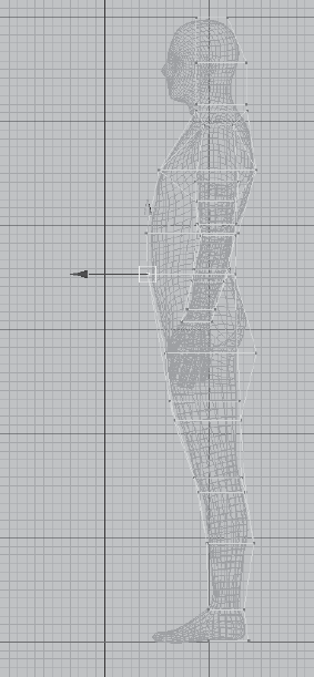 Align vertices to the reference character.