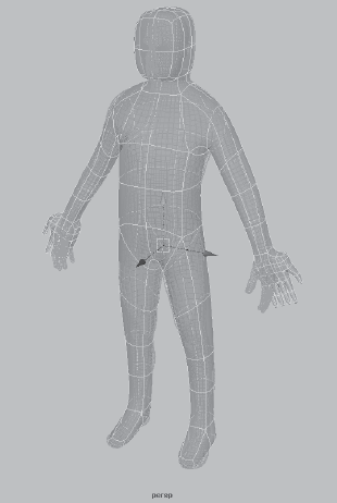 Perspective viewport with a smoothed, transparent model