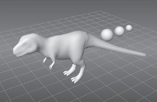 Posing the tail without the three spheres