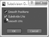 Add New Subdivision Level dialog box