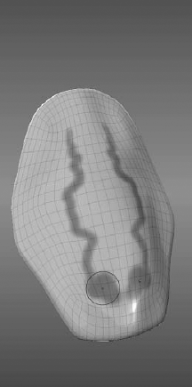 Paint mirrored on the topological axis