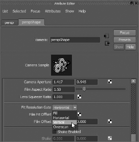 Setting the Fit Resolution Gate option to Vertical in Maya creates a better match to the camera in Mudbox.