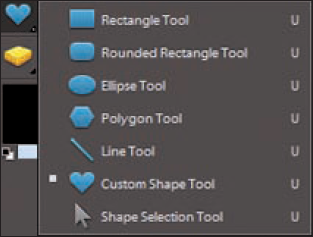 The Shape tools.