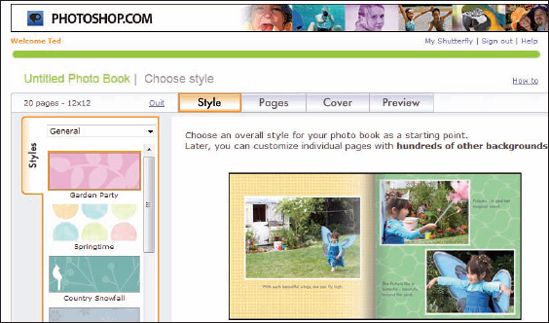 Proceed through the online steps to order your photo book.