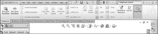 The Menu Bar toolbar and menu