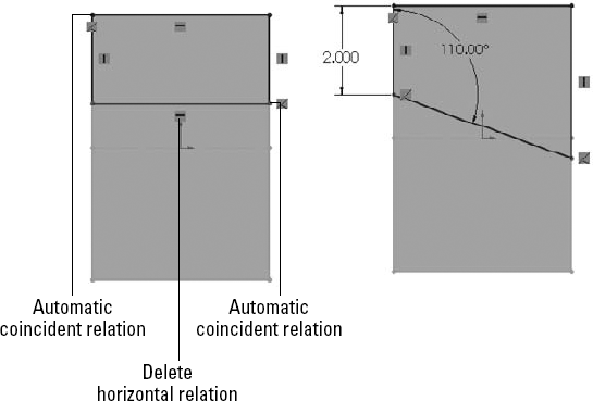 Edits to a rectangle