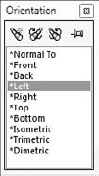 The View Orientation dialog box