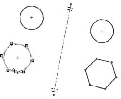 The Dynamic Mirror centerline with hatch marks