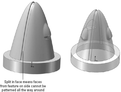 Patterning a surface body