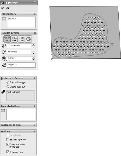 Using the Fill Pattern feature