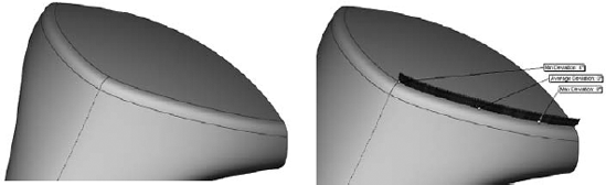 Using the Tangent Edges as Phantom setting