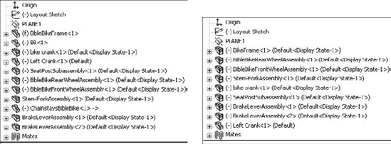 The starting state and the state as of Step 4