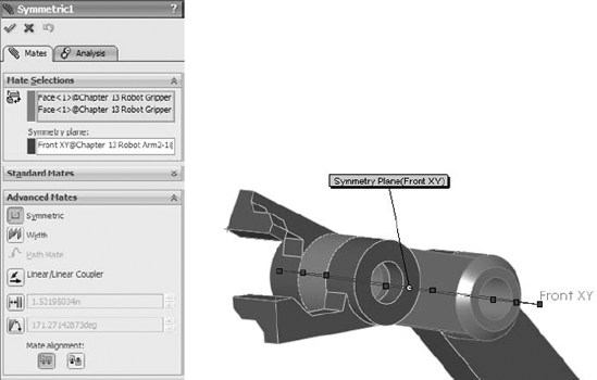 Applying a Symmetric mate