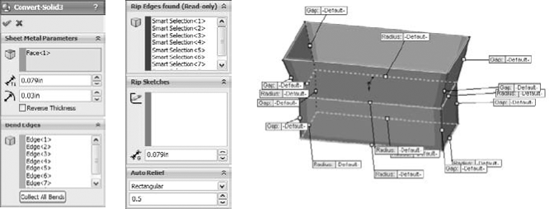 Using Convert to Sheet Metal