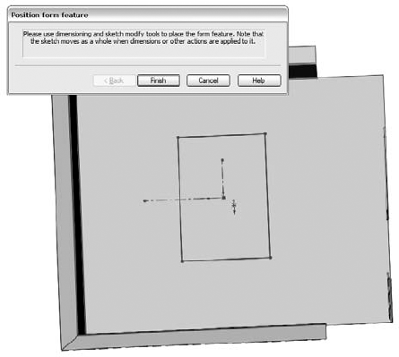 Placing a forming tool