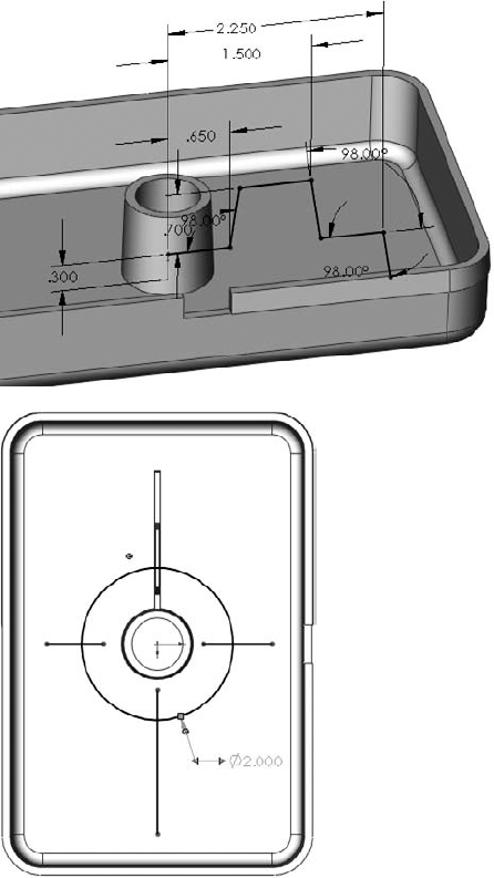 Creating a skyline rib