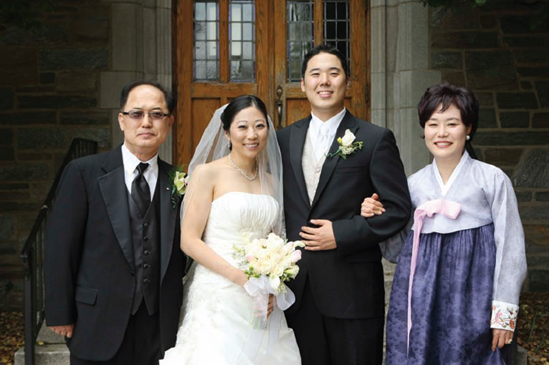 Groom Family shot list example: