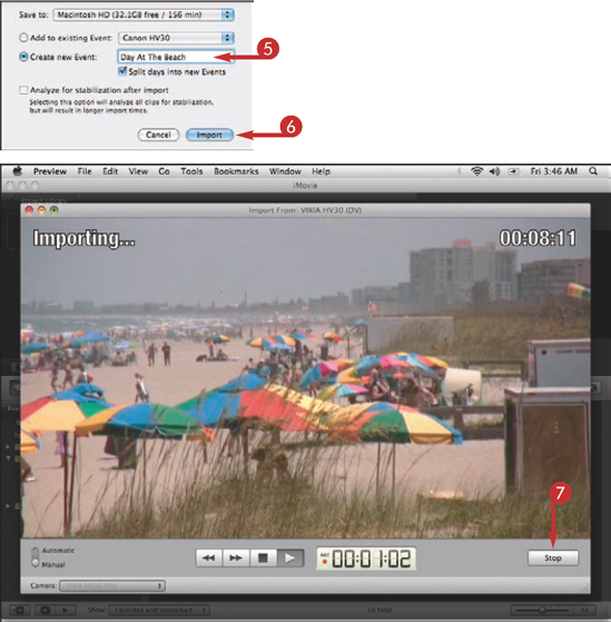 Capture Video from a Tape-Based Camcorder to a Computer with iMovie