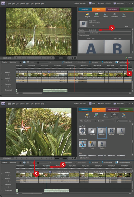 Create Video Transitions in Adobe Premiere Elements