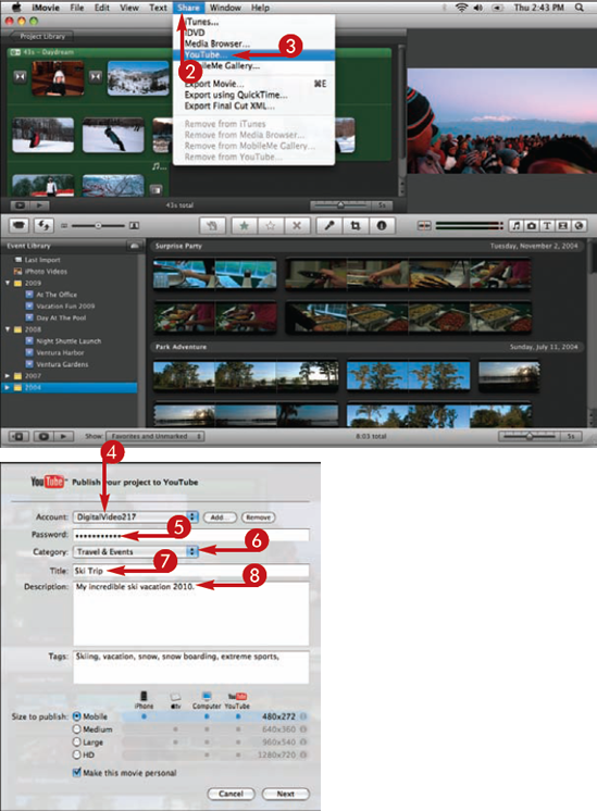 Publish Directly to YouTube in iMovie