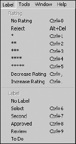 Adding ratings and labels to files helps you organize, prioritize, and find files easier.