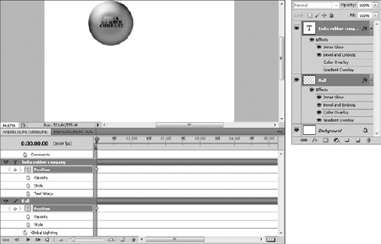 You can animate the position of two layers at once by selecting the position properties in both layers in the Animation (Timeline) panel.