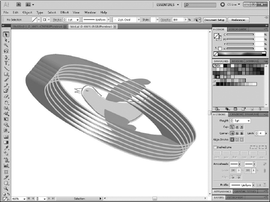 Illustrator works with vector-based files.