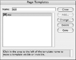 Type a name for the template and click Add, and an alert dialog box opens.