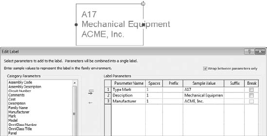 Multiparameter label