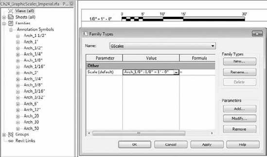 Family using Family Type parameter