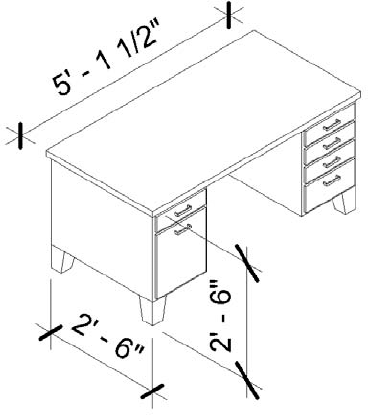 Dimensions in 3D orthographic views