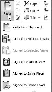 Paste Aligned options