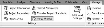 Selecting Purge Unused