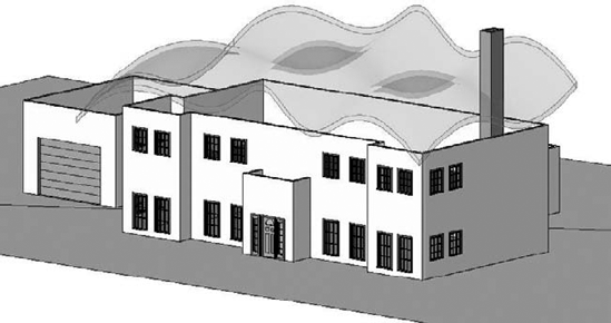 Complex surface linked as an in-place mass