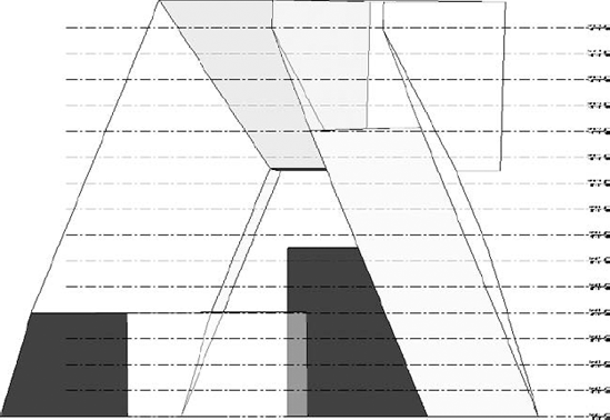 Adding levels that extend across the elevation of your massing