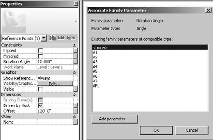 Setting the rotation angle