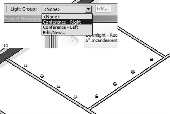 Assigning light groups