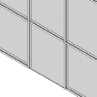 Delete the mullion below the panel where the door will be placed.