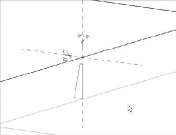 Make sure the sweep profile is facing toward the floor.